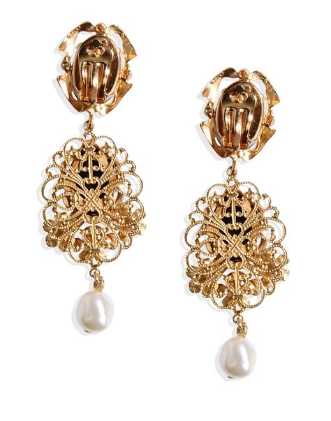 replica dolce and gabbana earrings|dolce gabbana earrings for women.